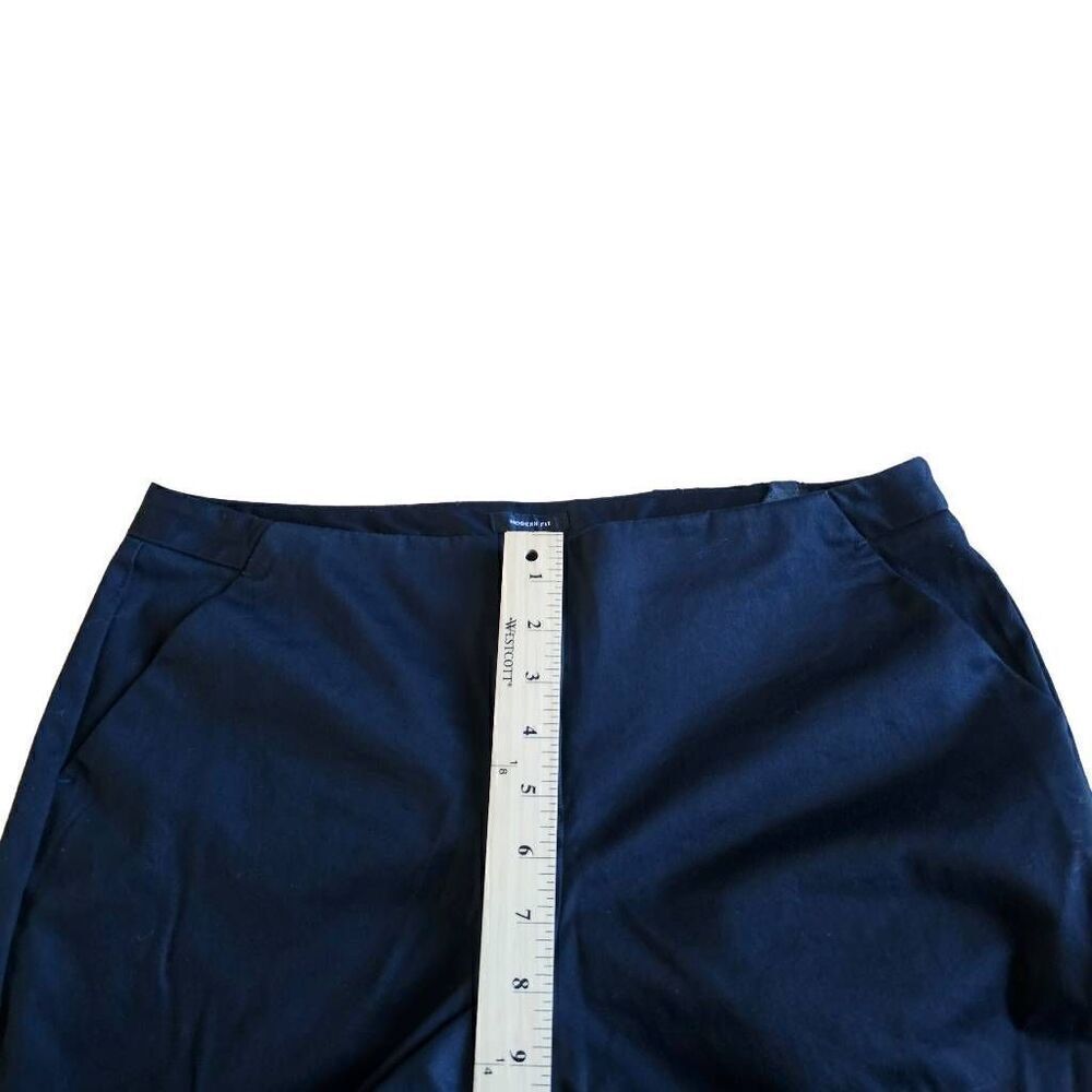 Worthington womens Sz 10P black modern fit Slim Leg crop pants - Picture 5 of 9